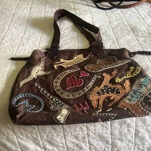 Patricia Nash western/cowgirl leather purse